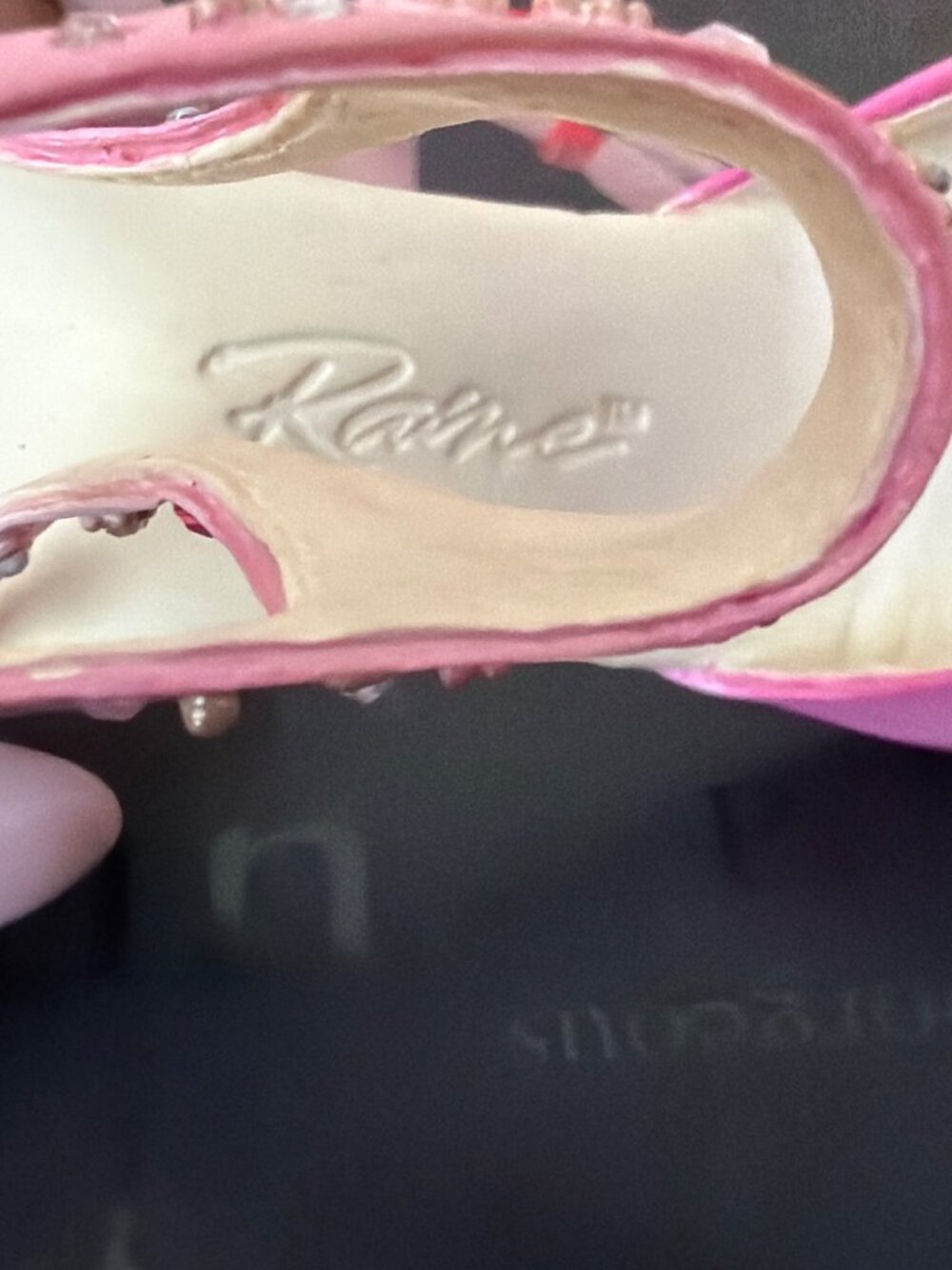2004 Just the Right Shoe by Raine “Pink Poodle” Mini Shoe Figurine #25523 NEW - Picture 7 of 11